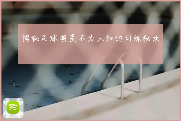 揭秘足球明星不为人知的训练秘诀